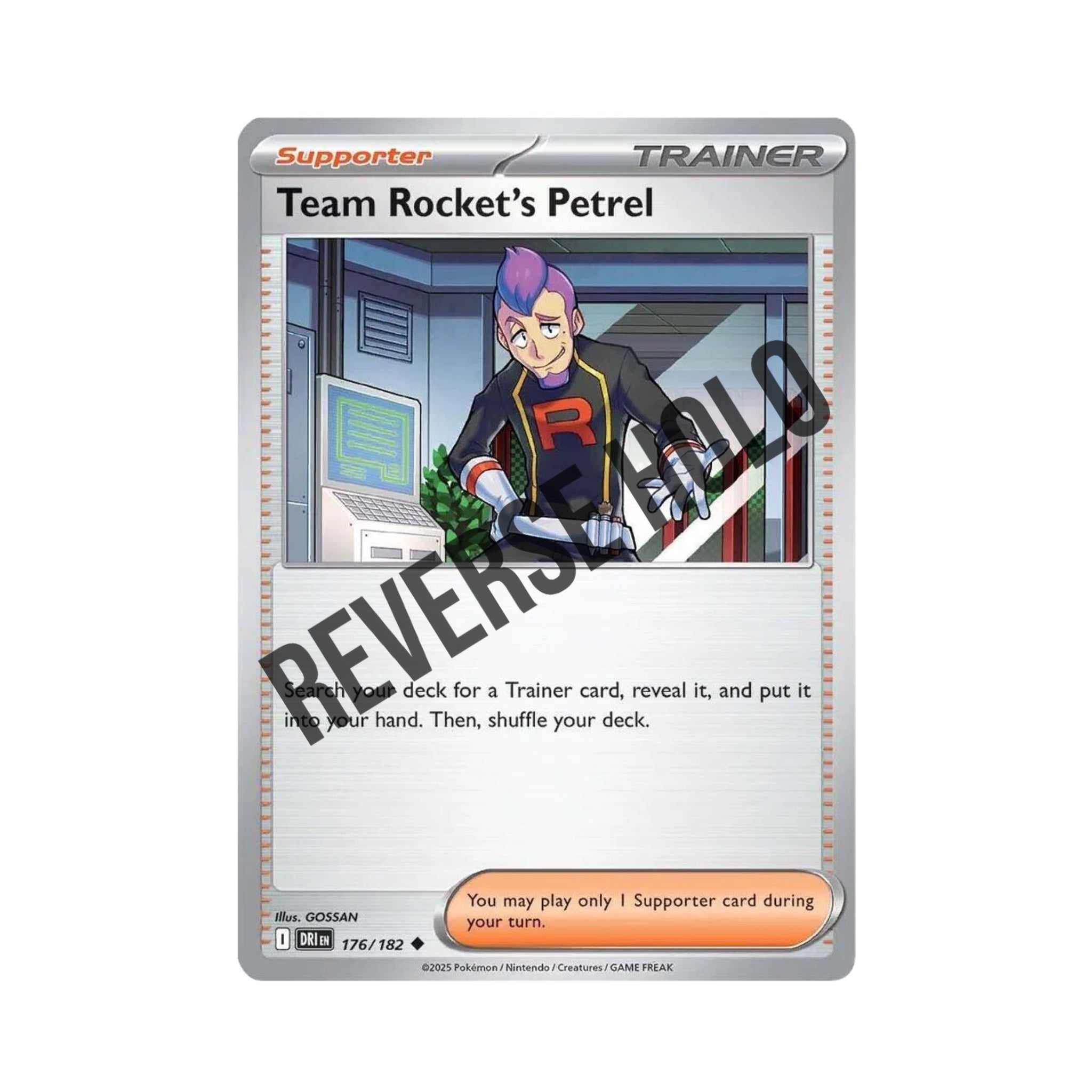 Team Rocket's Petrel (Reverse Holo) 176/182