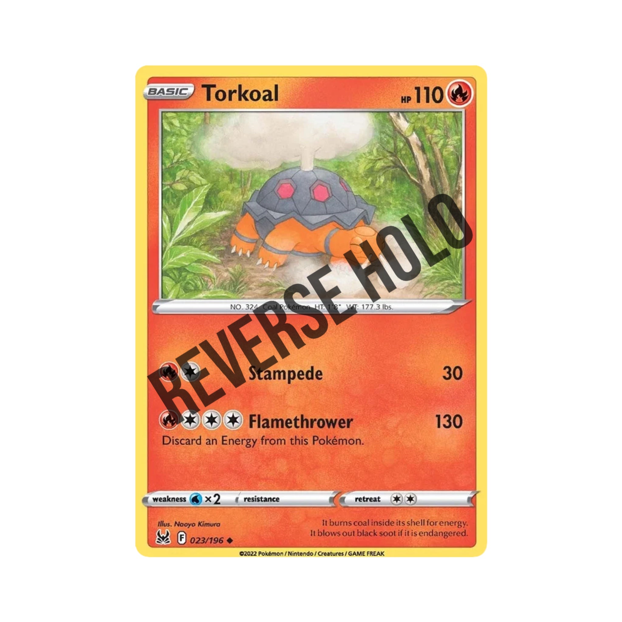Torkoal (Reverse Holo) 023/196