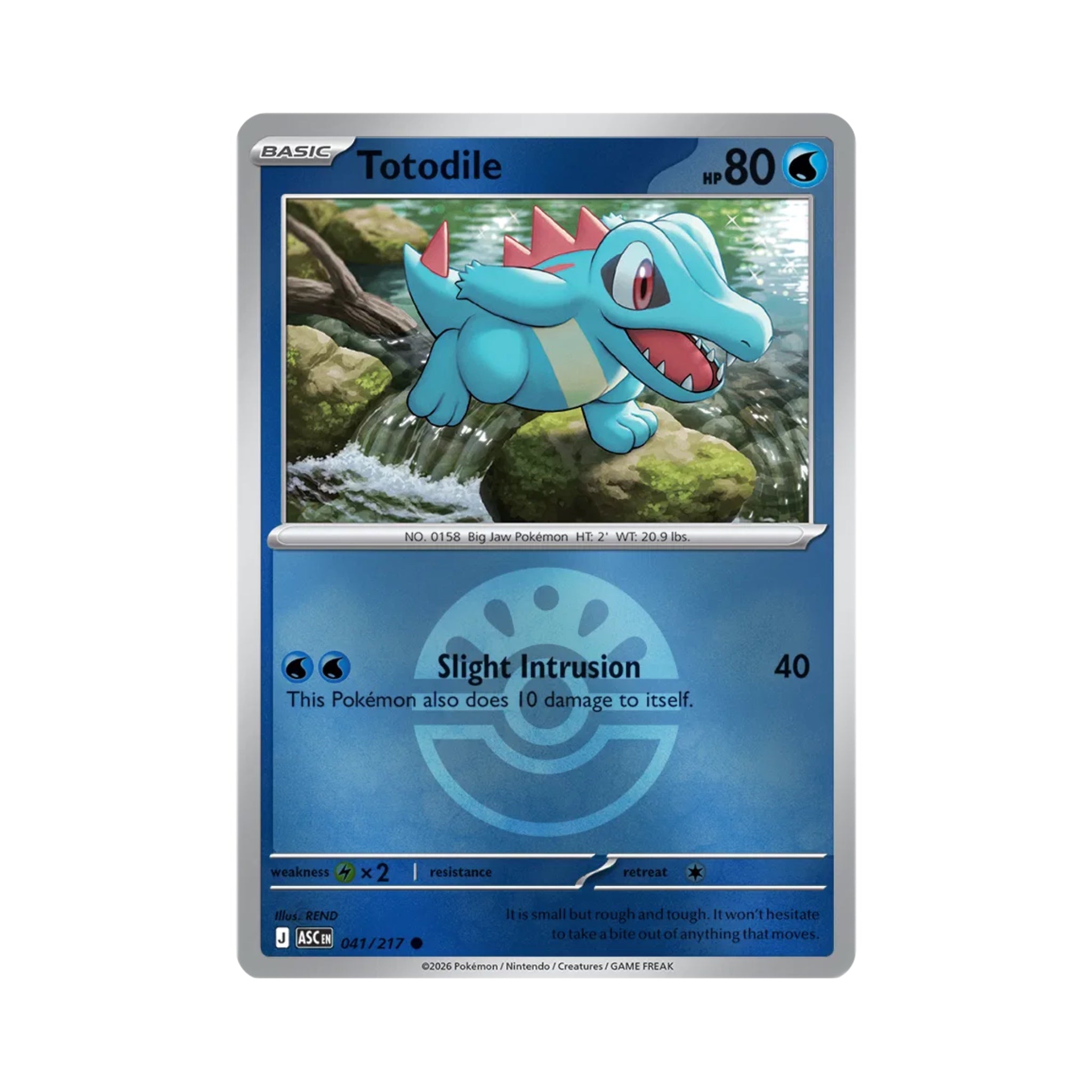 Totodile (Friend Ball) 041/217