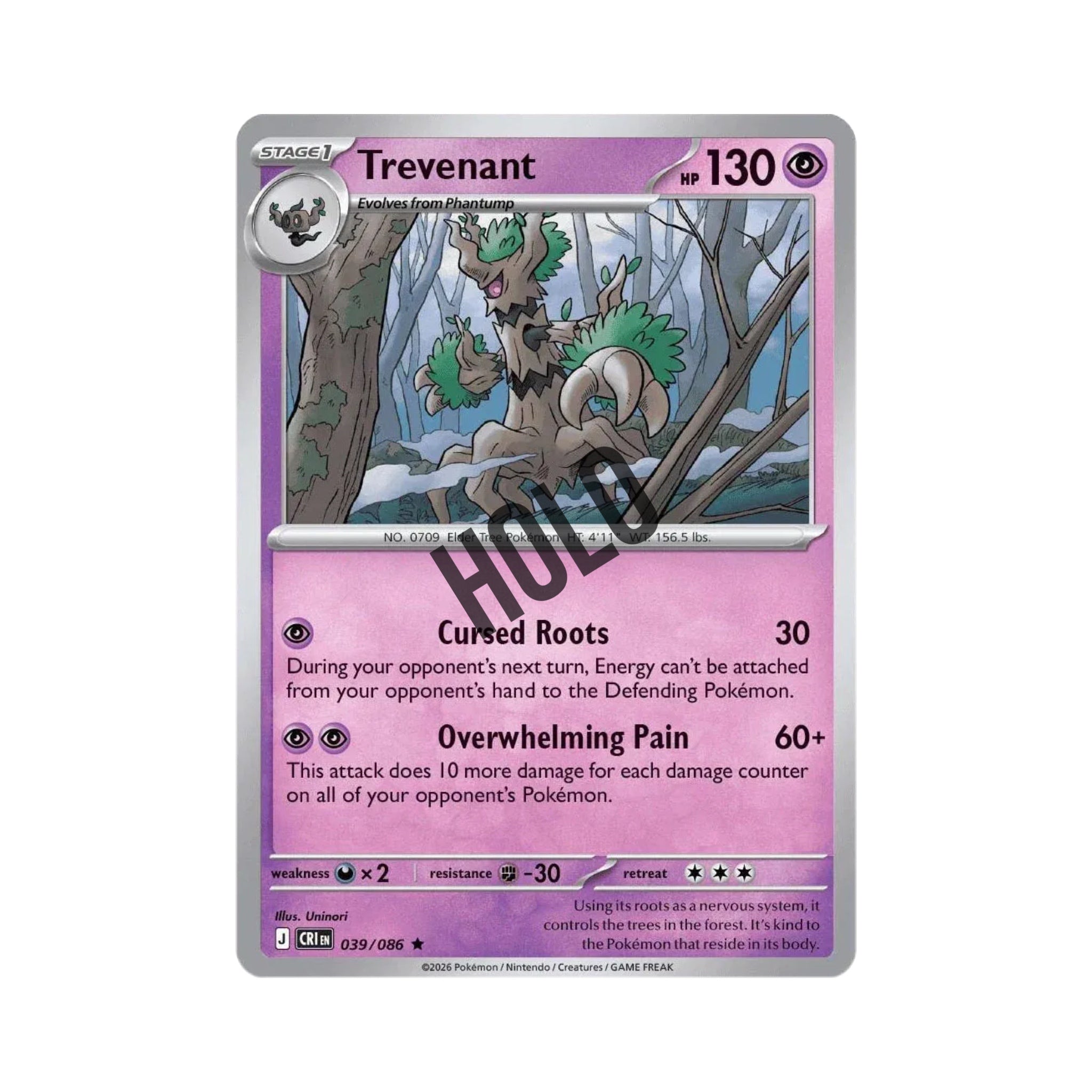 Trevenant (Holo) 039/086