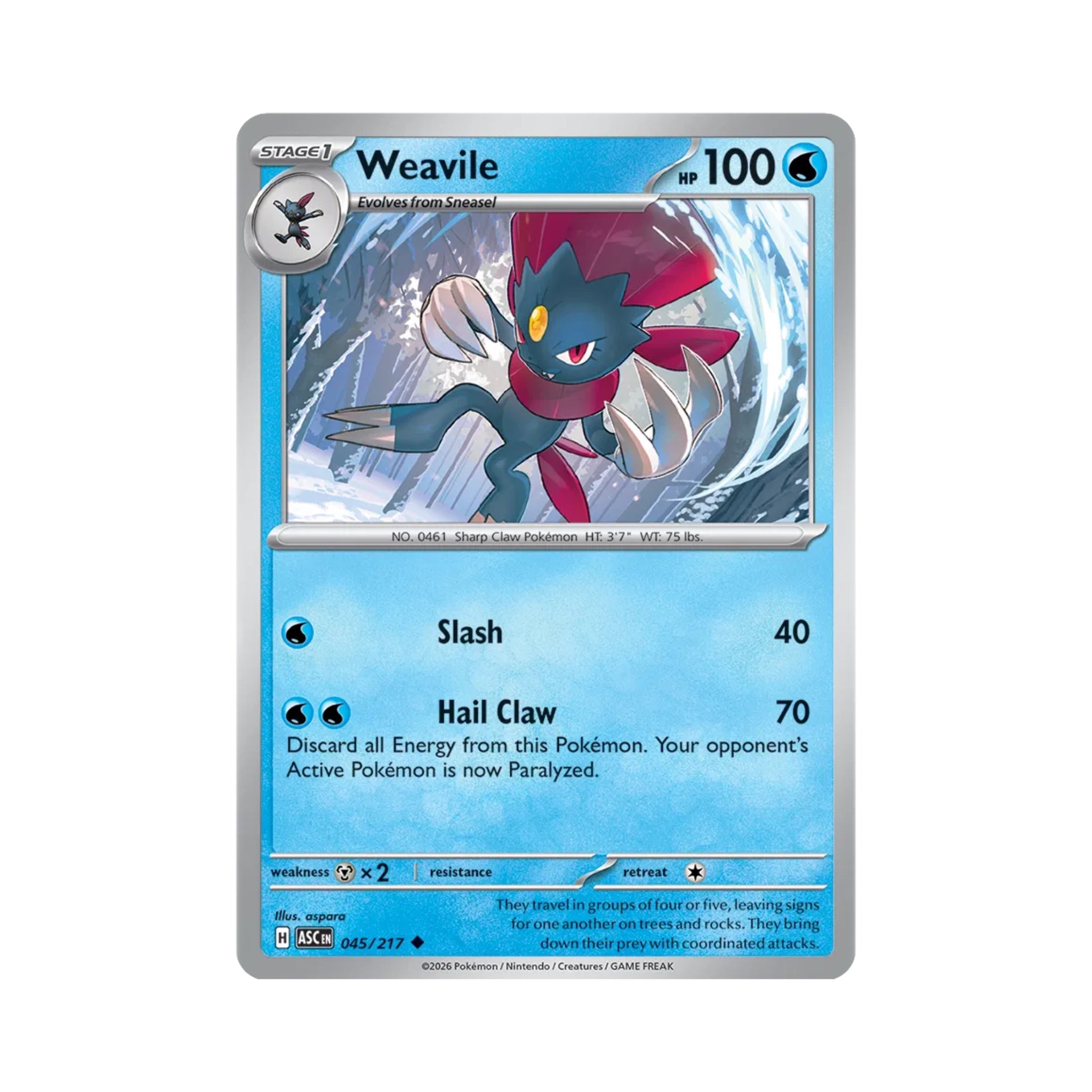 Weavile 045/217