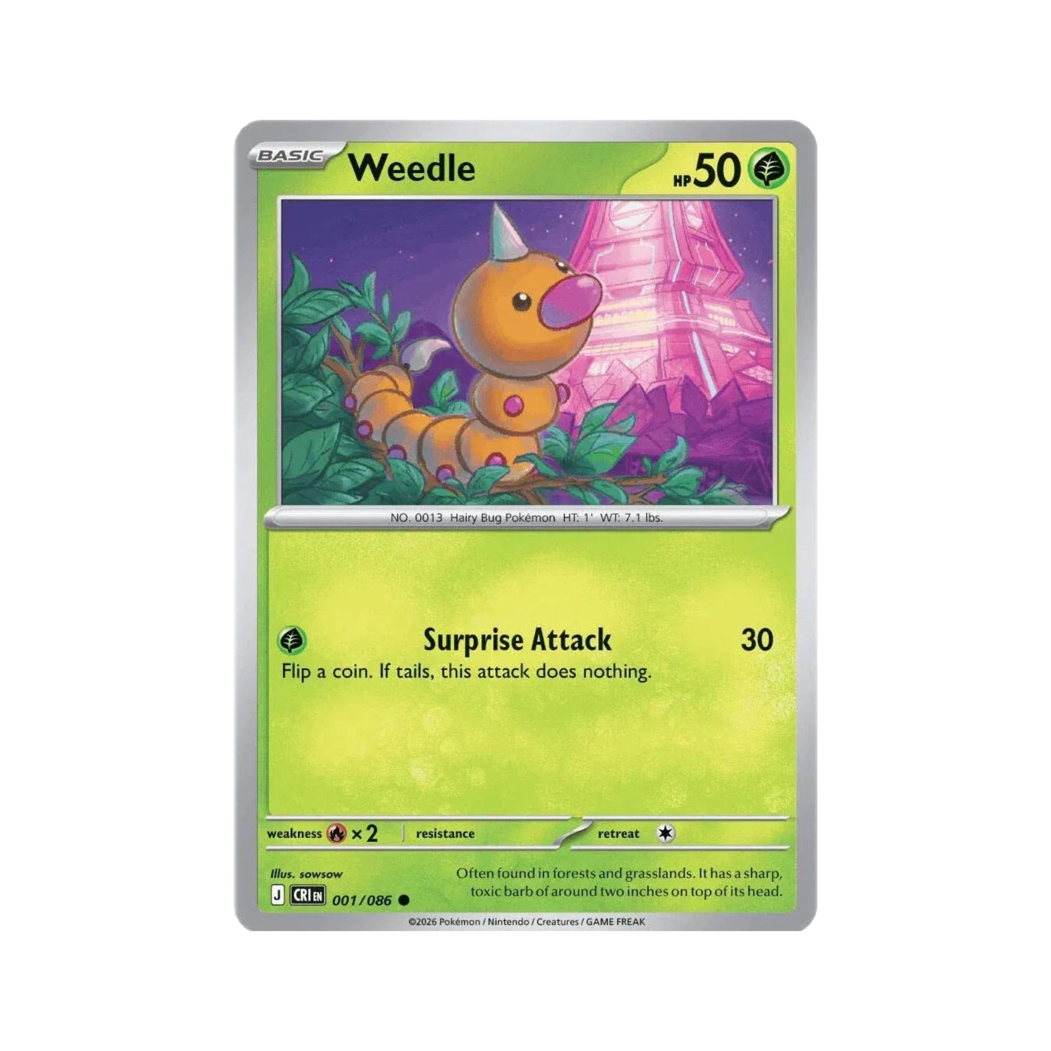 Weedle 001/086