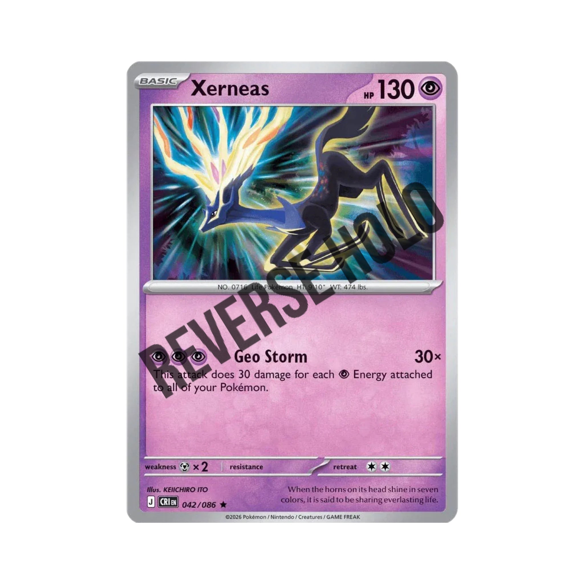 Xerneas (Reverse Holo) 042/086